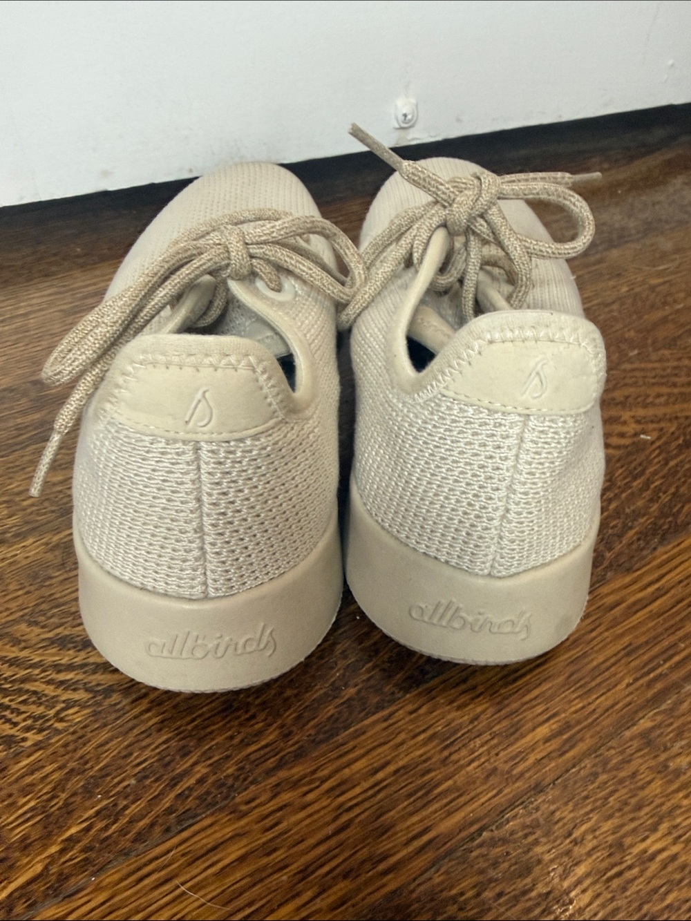 allbirds Knit Lace-Up Sneakers - Beige/Cream - Picture 4 of 5